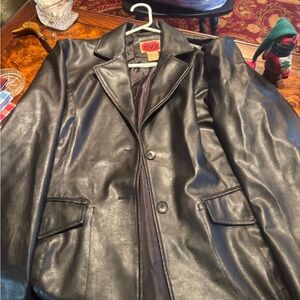 RVT Black faux Leather Jacket